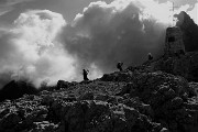 Dal Rif. Mulaz al Sasso Arduini e trekking del Cristo Pensante con anello del Monte Castellazzo il 14 agosto 1017 - FOTOGALLERY